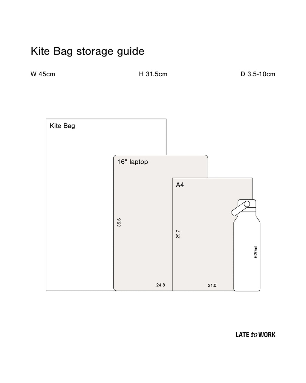 Kite Crossbody Bag: Black