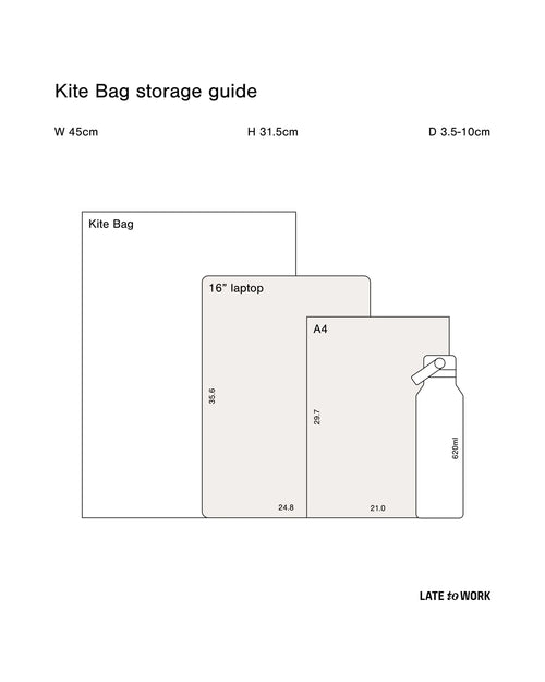 Kite Crossbody Bag: Black